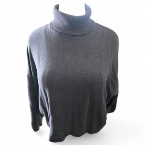 American Eagle Outfitters Charcoal Oversized Turtleneck Sweater